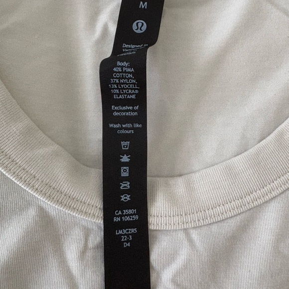 lululemon athletica Men's Long Sleeve Shirt in Cream - Picture 2 of 5